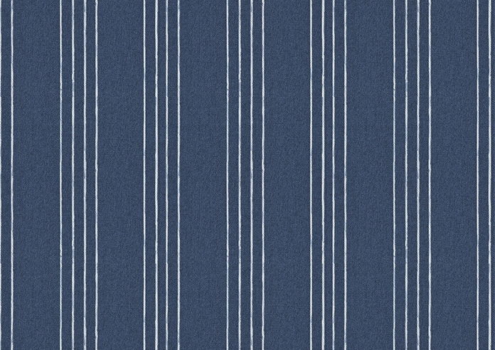 Portofino Stripe, Tide Blue - Roman Blind - Image 7